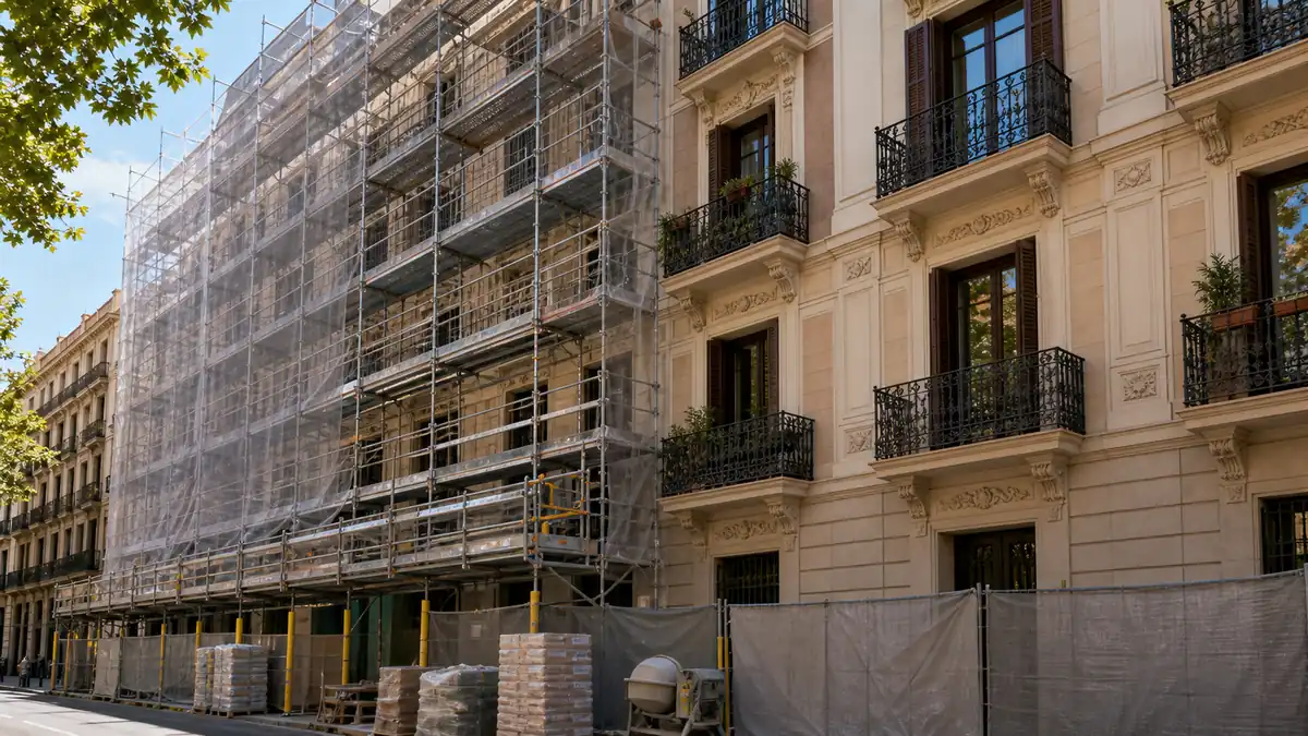 rehabilitación de edificios en Barcelona